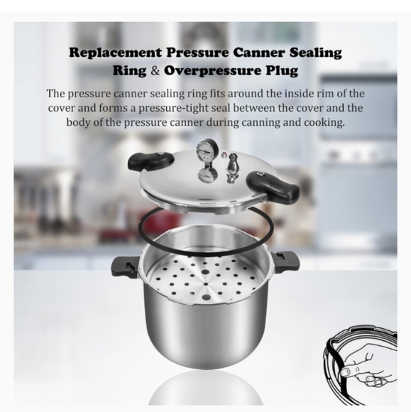 3 For $15 /NWOT Pressure Canner Sealing Ring and for Presto CA16, CA16H, & 21 qt - Picture 7 of 16